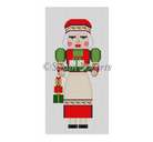 Mrs. Claus Nutcracker Canvas - needlepoint