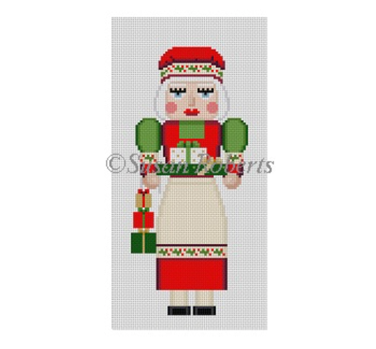 Mrs. Claus Nutcracker Canvas - needlepoint