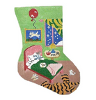 Goodnight Moon Mini Sock Canvas - needlepoint