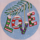 Christmas Love Canvas - KC Needlepoint