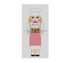 Lady Chef Nutcracker Canvas - KC Needlepoint