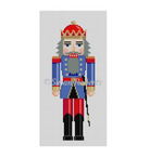 Royal Blue King Nutcracker Canvas - KC Needlepoint