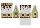 Mocha and Truffles Gingerbread House Canvas - KC Needlepoint