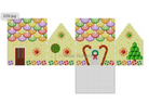 Lemon Chiffon and Fruit Slices Gingerbread House Canvas - KC Needlepoint