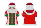 Long Red Coat Santa Canvas - KC Needlepoint