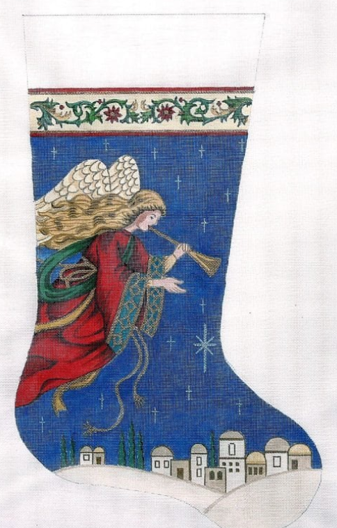 Alexa Christmas Stocking 7228 - KC Needlepoint