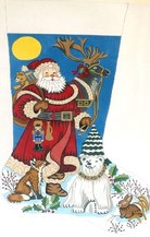 Alexa Christmas Stocking 7214 - KC Needlepoint