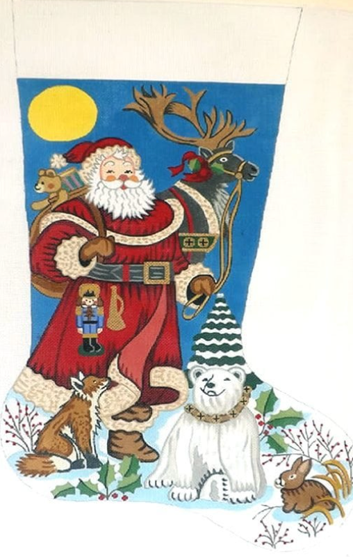 Alexa Christmas Stocking 7214 - KC Needlepoint