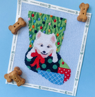 Bundle of Fun Mini Ornament Sized Stocking Kit - KC Needlepoint