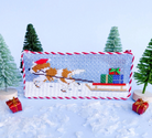 Santa's Little Helper-Cavalier Canvas - KC Needlepoint