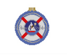 Midnight Sail Ornament Canvas - KC Needlepoint