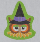 Owl Witch Canvas - KC Needlepoint