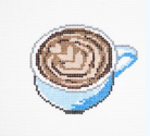 Caffe Latte Canvas - KC Needlepoint