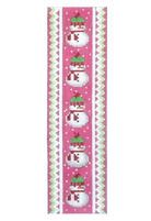 Snowmen Ribbon Candy Needlepoint Canvas - KC Needlepoint