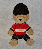 Teddy Guardsman Canvas - KC Needlepoint