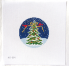 Night Tree Canvas - KC Needlepoint