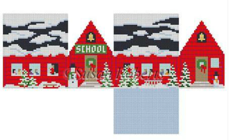 School House Mini House - KC Needlepoint