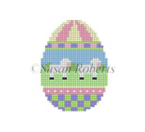 Chicks Duo Mini Egg Canvas - KC Needlepoint