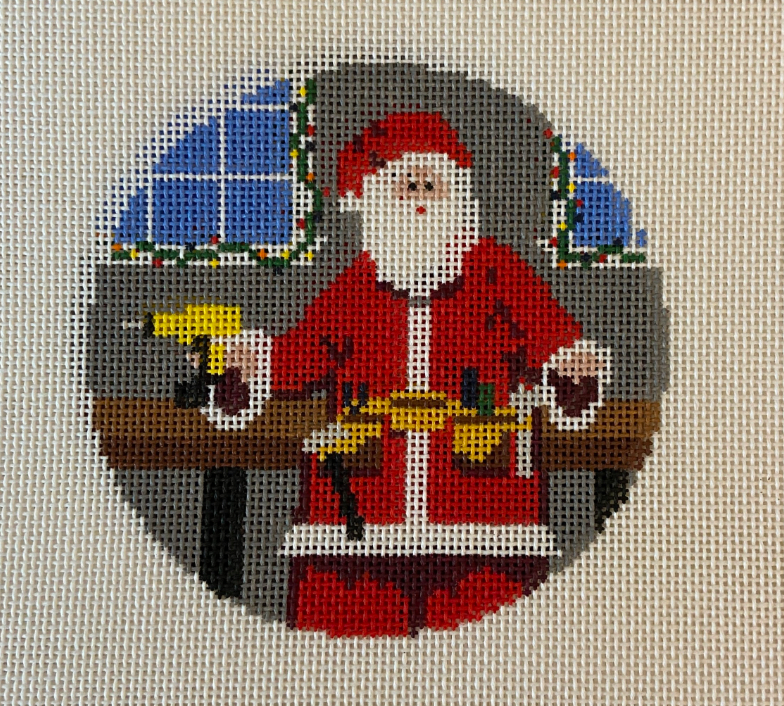 Handy Santa Canvas - KC Needlepoint