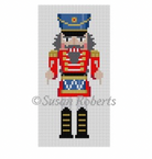 Red Drummer Nutcracker Canvas - KC Needlepoint