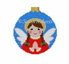 Angel Round Canvas - KC Needlepoint