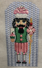 Cupcake Guard Nutcracker Canvas - KC Needlepoint