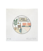 Stay Home Canvas - KC Needlepoint