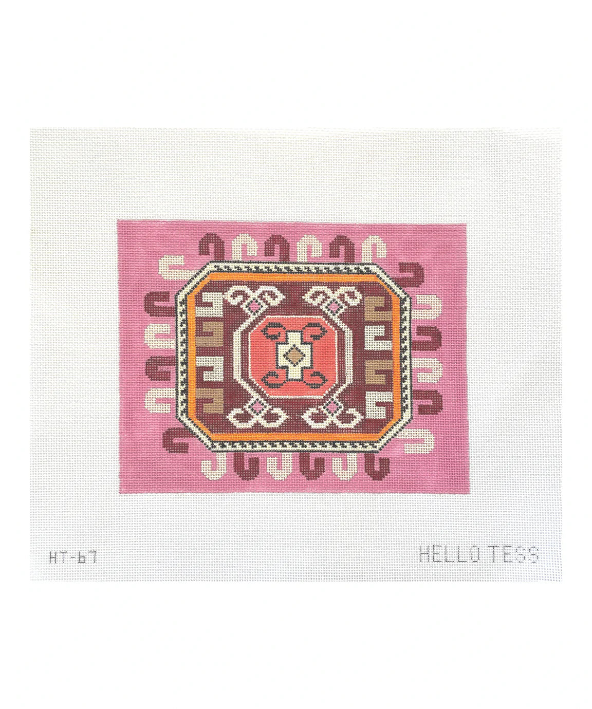 Turkish Kilim Clutch Canvas - KC Needlepoint