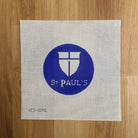 St. Paul's Shield Canvas - KC Needlepoint