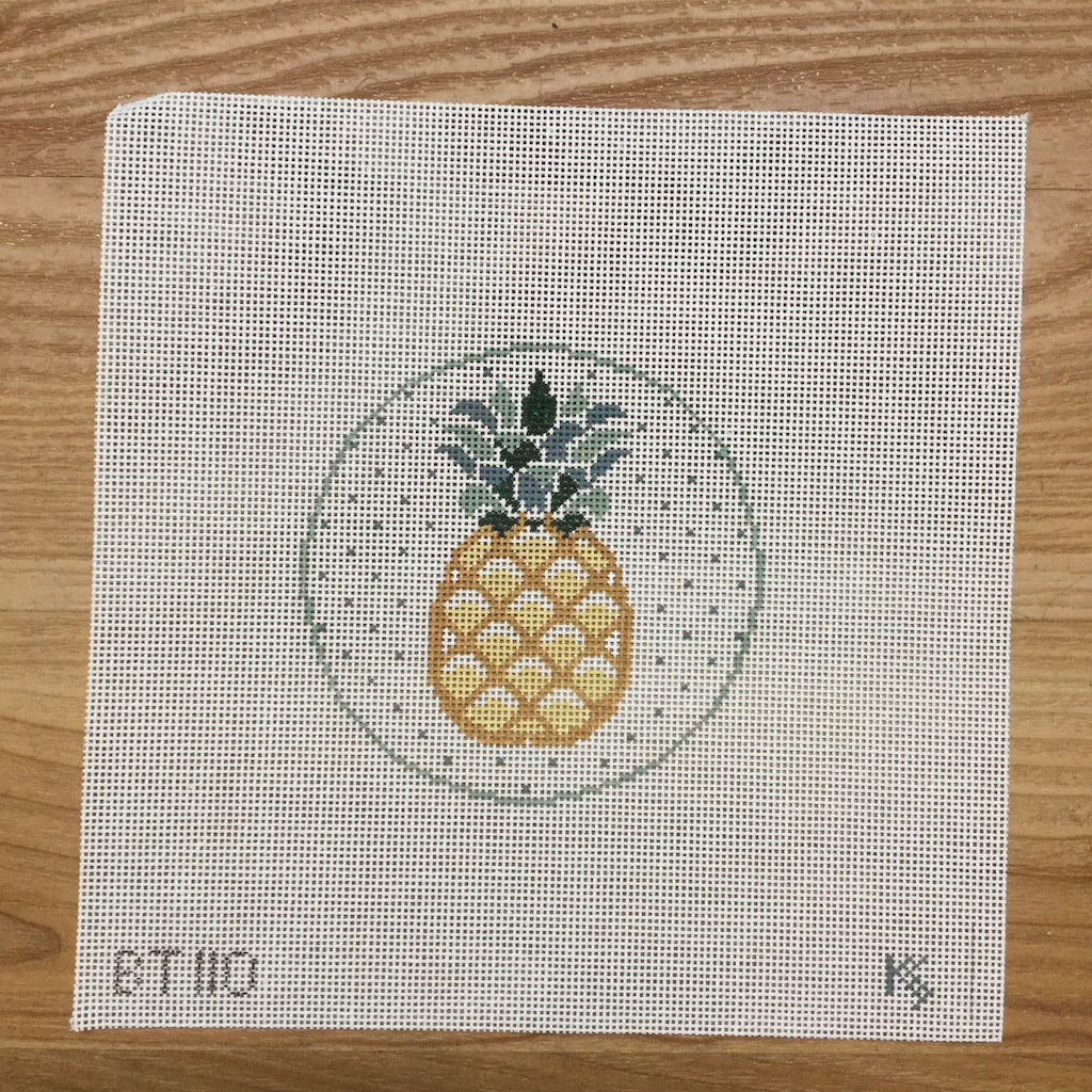 Alice Peterson Stitch-Ups Needlepoint Ornament Kit- Pineapple