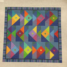 Triangle Fish Canvas - KC Needlepoint