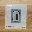 Bride & Groom Needlepoint Canvas - KC Needlepoint