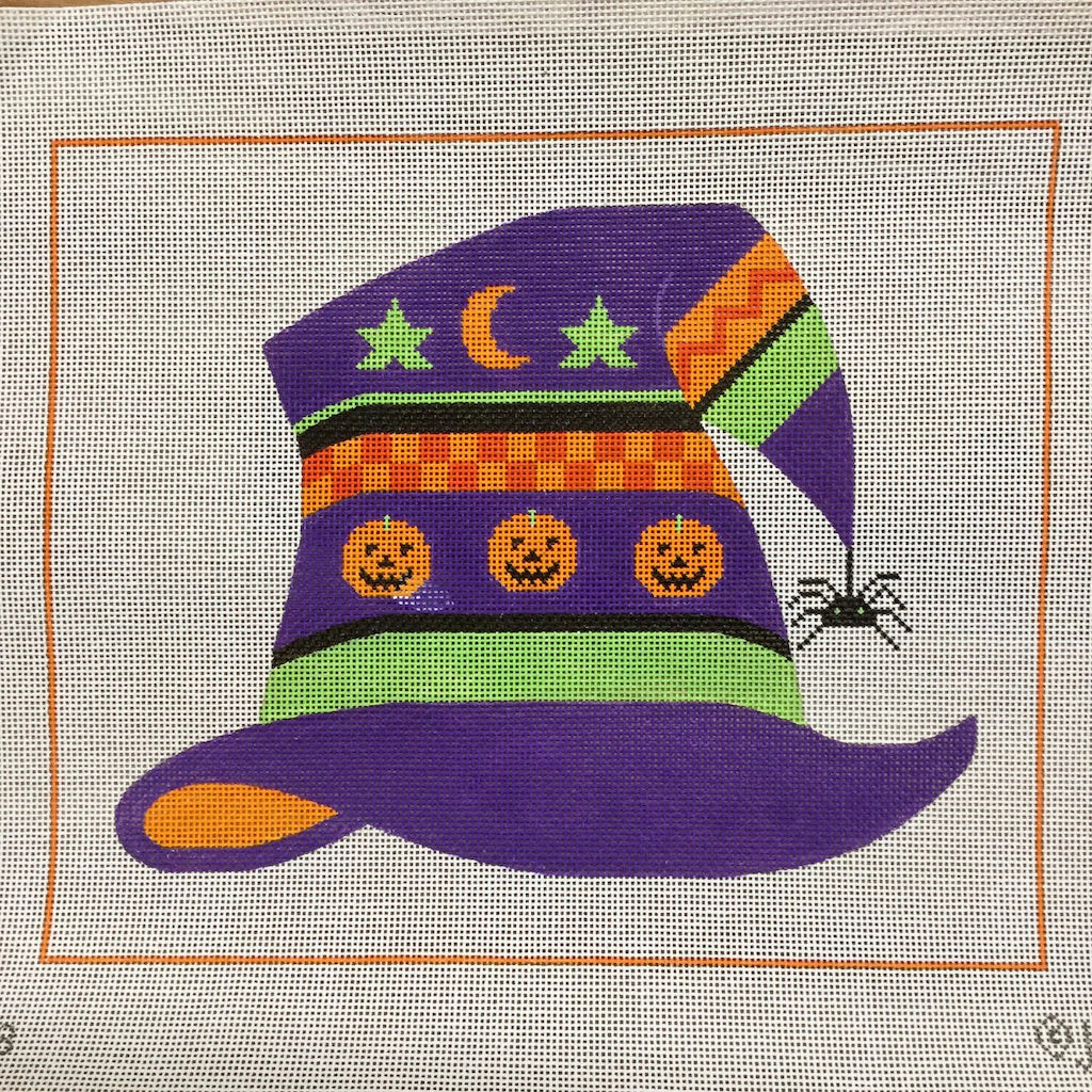 Witch Hat Canvas - KC Needlepoint