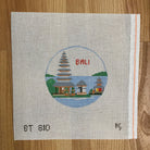 Bali Travel Round Canvas - KC Needlepoint