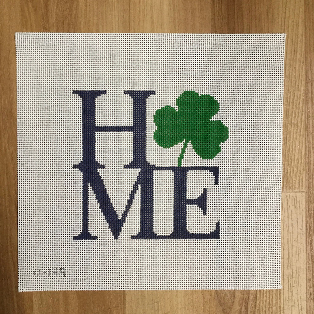 Love Shamrock Canvas - KC Needlepoint