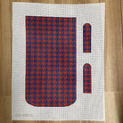 Marianne Clutch - Houndstooth - KC Needlepoint