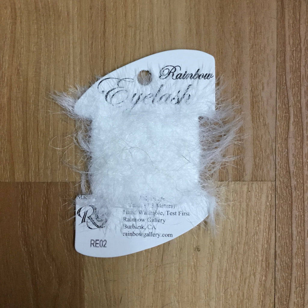 Eyelash RE02 White - KC Needlepoint