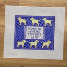 Home is Where the Dog Is (Yellow Lab) Canvas - KC Needlepoint