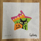 Kitty Spooky Star Canvas - KC Needlepoint