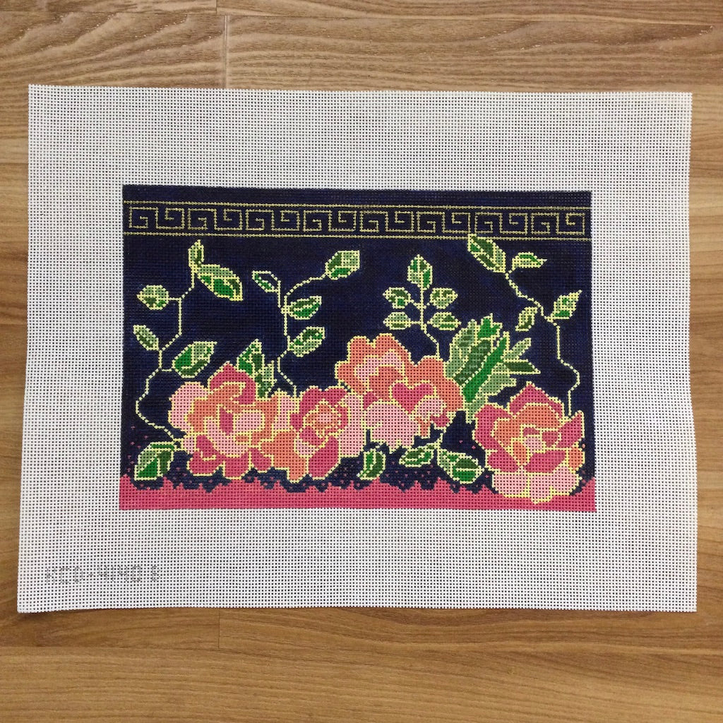 The Elaine Clutch Canvas - needlepoint