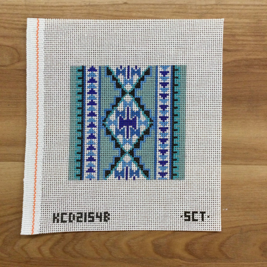 Arcadia Square Canvas - KC Needlepoint