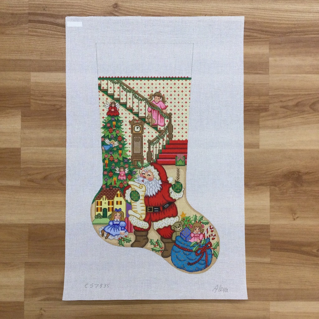 Alexa Christmas Stocking 7335 - KC Needlepoint