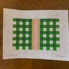 Gingham Clutch Canvas - KC Needlepoint