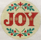 Joy Round Canvas - KC Needlepoint