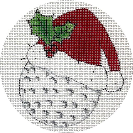 KC Christmas Ornament - Santa Hat Design