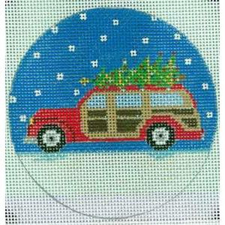 Woody Christmas Canvas - KC Needlepoint