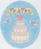 Wedding Cake Canvas - KC Needlepoint