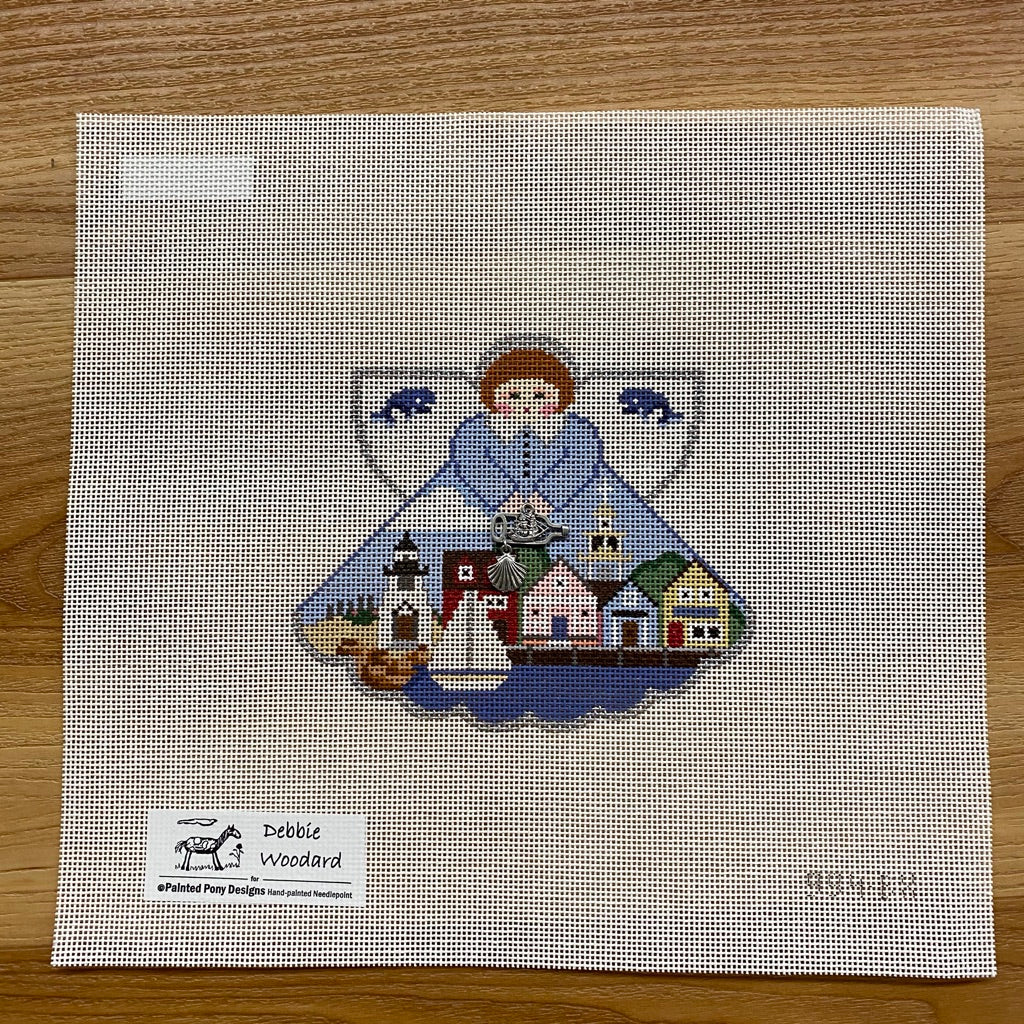 Nantucket Angel Canvas - KC Needlepoint