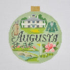 Augusta Travel Round Needlepoint Canvas - KC Needlepoint