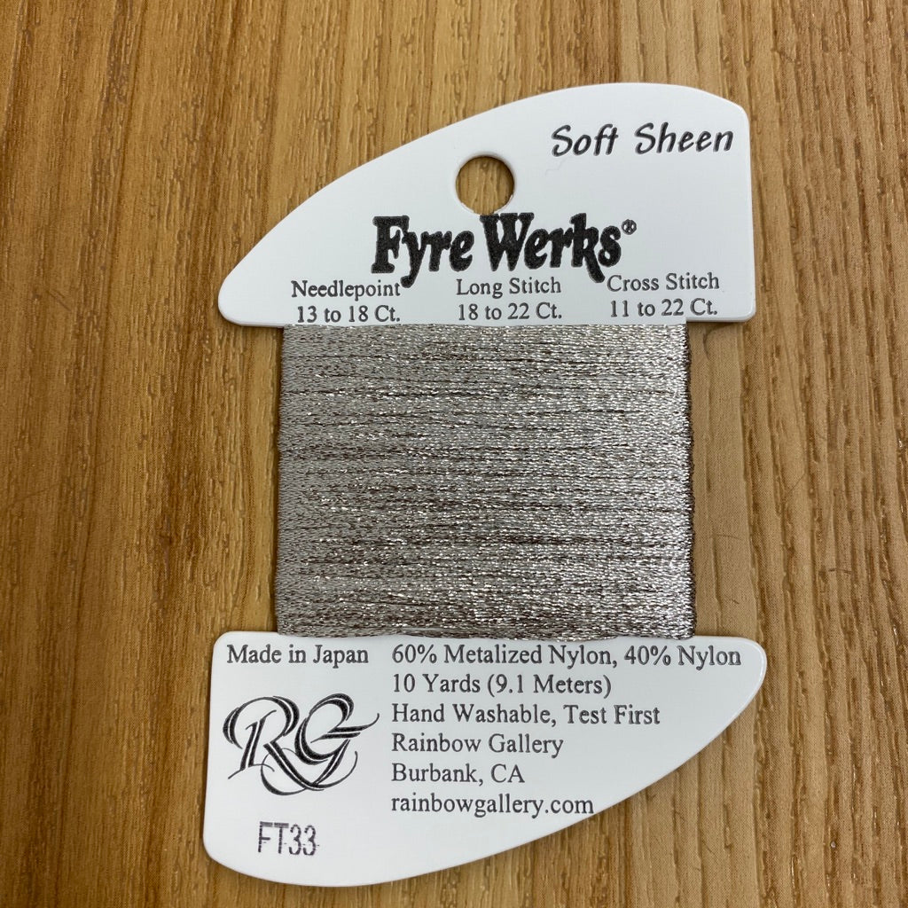 Fyre Werks Soft Sheen FT33 Moonglow - KC Needlepoint